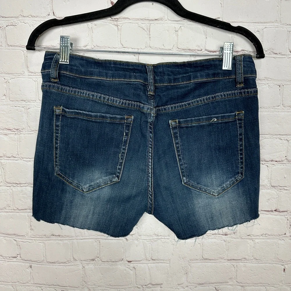 Mind Code denim cut off shorts stretch, sz 9,‎ GUC - Picture 3 of 4